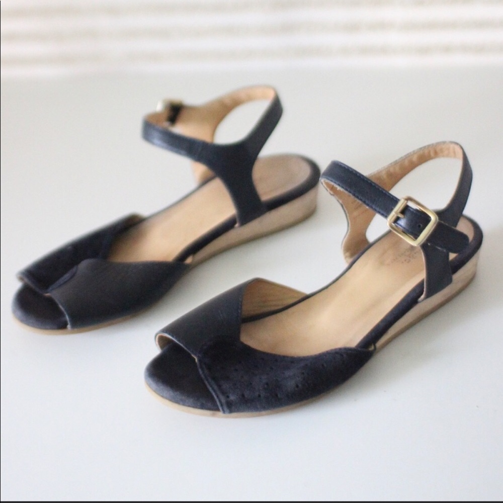 A.P.C. Rue Madame Paris Wedge Shoe Size 37